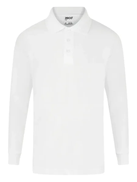 Koszulka polo dziecięca Zeco Schoolwear biała
