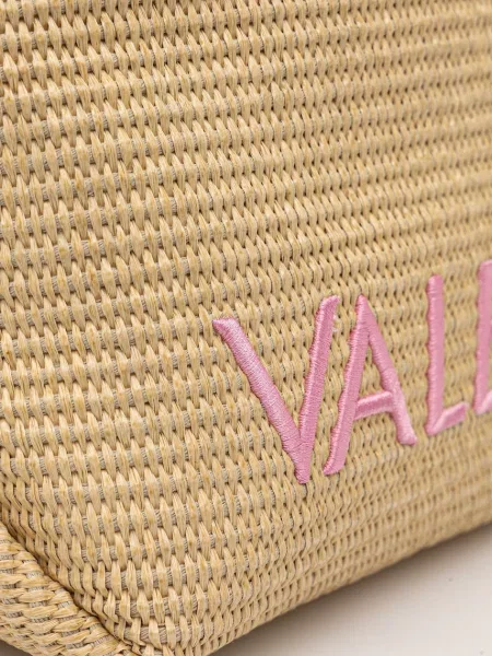 VALENTINO Shopper táska rózsaszín / gyapjúfehér bézs