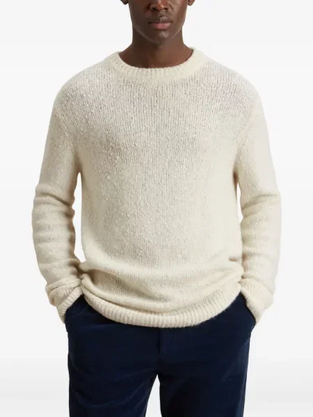 Pulover Woolrich cu decolteu rotund