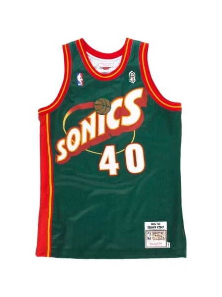 Cămașă Mitchell & Ness fără mâneci din jerseu verde