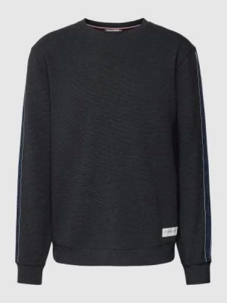 Bluza z okrągłym dekoltem Tommy Hilfiger szara