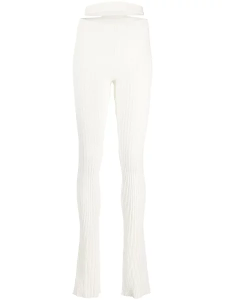Pantaloni Andreadamo alb