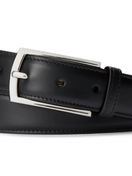 Curea Ralph Lauren Purple Label din piele negru