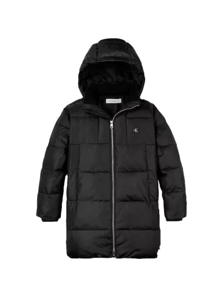 Geacă de blugi copii Calvin Klein Jeans negru