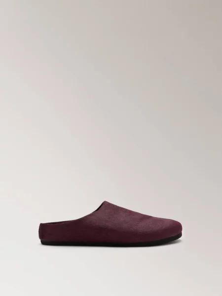 Filcowe chodaki burgund Kobieta 38 MANGO