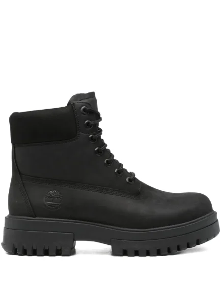 Trekking gležnjače Timberland s vezicama s čipkom crna