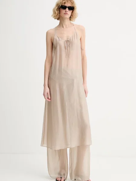 Calvin Klein Swimwear Rochie de plajă Maro bej