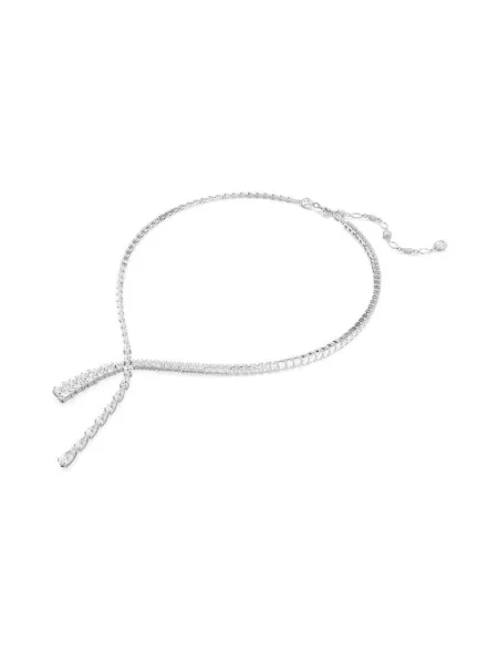 Naszyjnik Swarovski szary