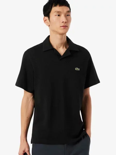 Поло Lacoste чорне