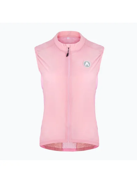 Vestă de ciclism pentru femei ATTABO Cahayo Vest Windproof różowy
