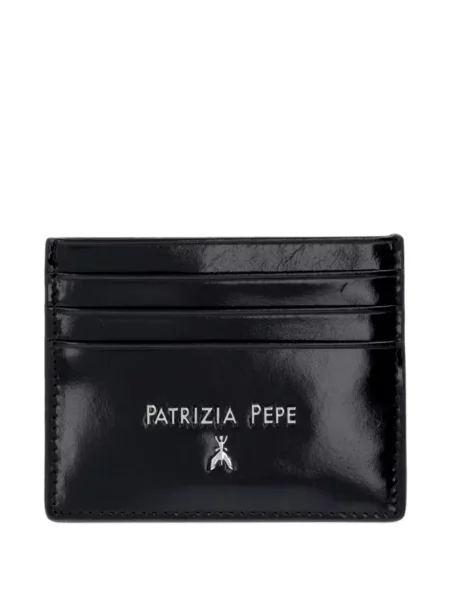 Portofel Patrizia Pepe cu autograf negru