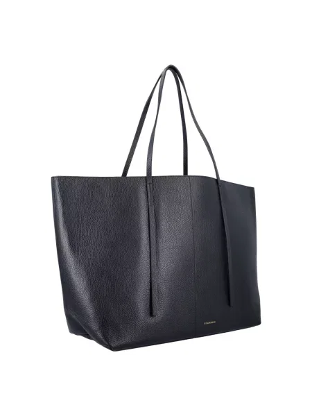 Shopperka By Malene Birger skórzana czarna