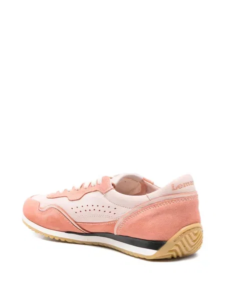 Sneakerși Lemargo din piele de căprioară roz