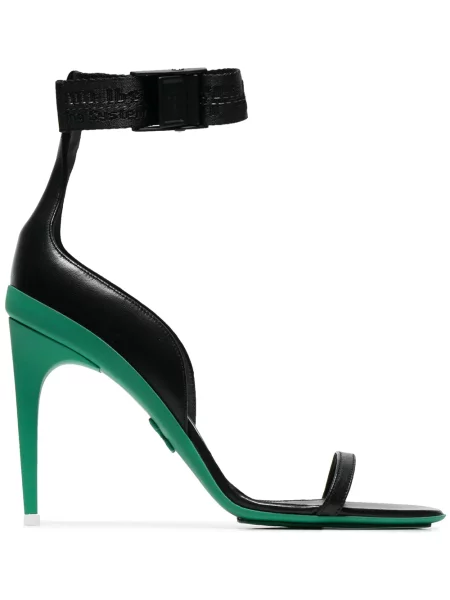Sandale Off-white din piele alb