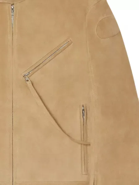 Geanta de piele Courreges maro