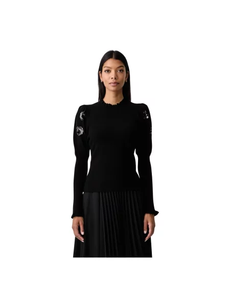 Sweter Twinset czarny