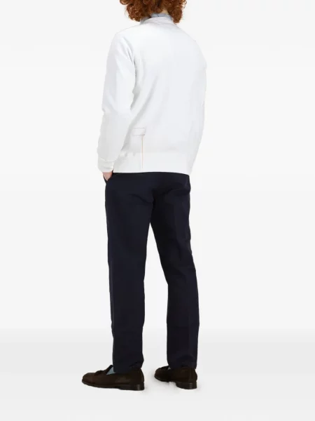 Hanorac crewneck Fortela alb