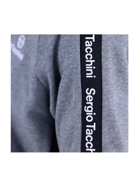 Bluza z kapturem Sergio Tacchini z kapturem z logo szara