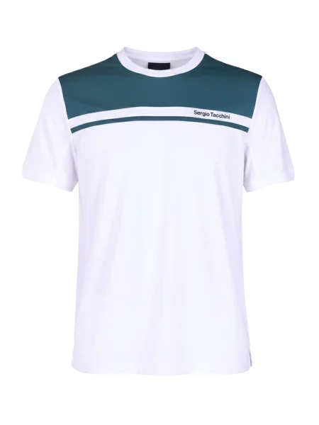Sergio Tacchini Tricou Riflesso verde smarald alb