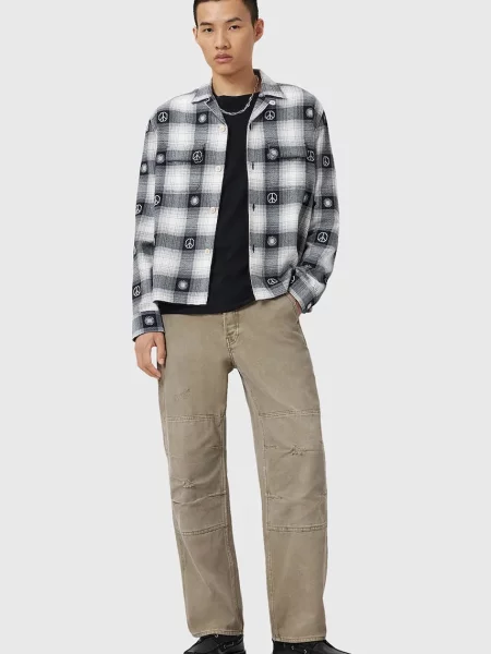 Рубашка Allsaints серая