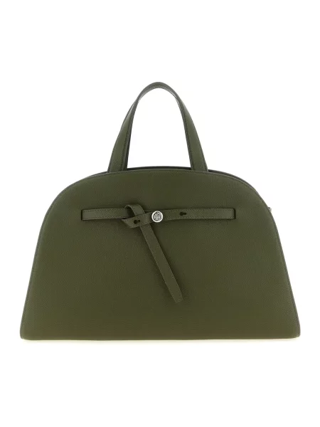 Top Tory Burch skórzany zielony
