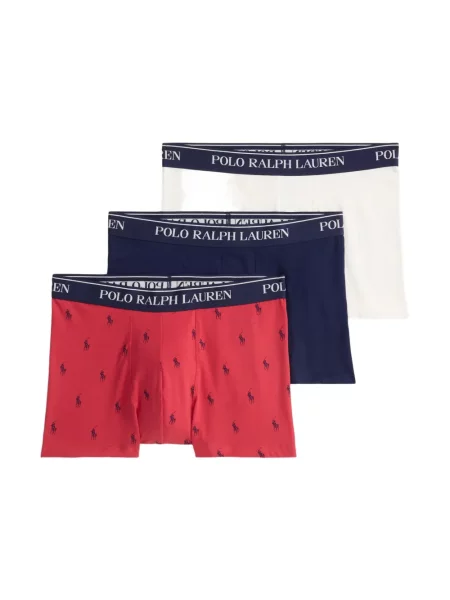 Briaunotas pusiau užtrauktukas zomšinės bokseriai Polo Ralph Lauren balta