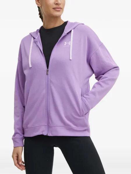 Hanorac cu glugă Under Armour cu glugă violet