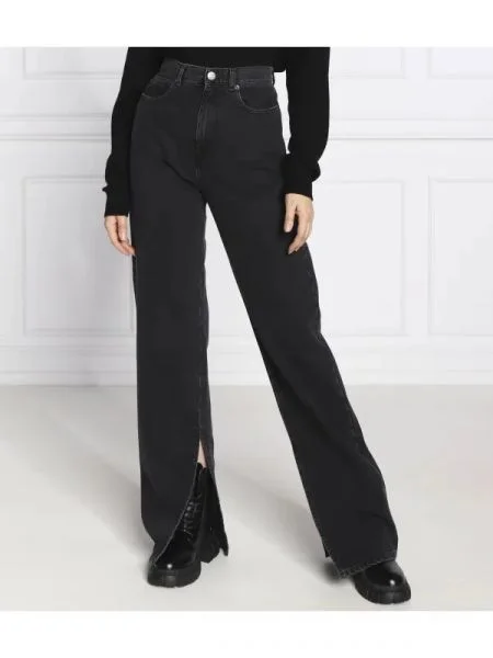 TWINSET Farmer | flare fit fekete