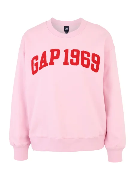 Gap Petite Mikina LOVE ružová červená