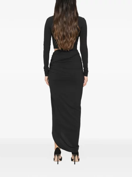 Rochie Amazuìn cu volane negru