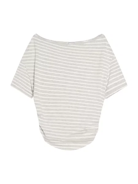 Bershka Tricou gri deschis / murdar alb