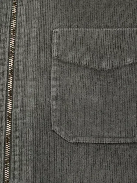 Geacă Officine Générale de catifea cord gri