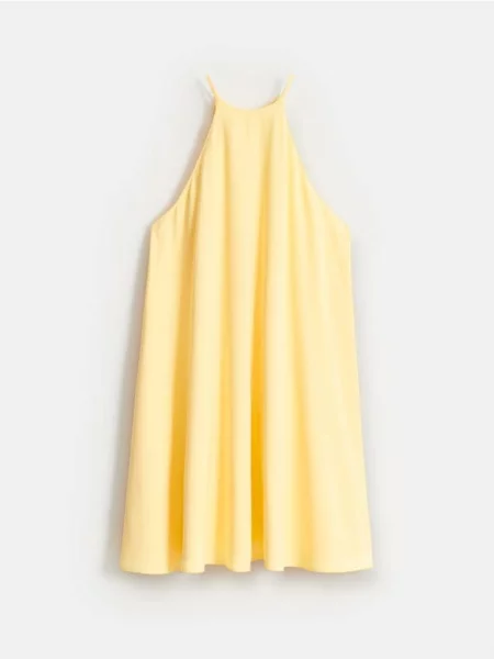 Kostiumas mini mini suknelė Mohito geltona