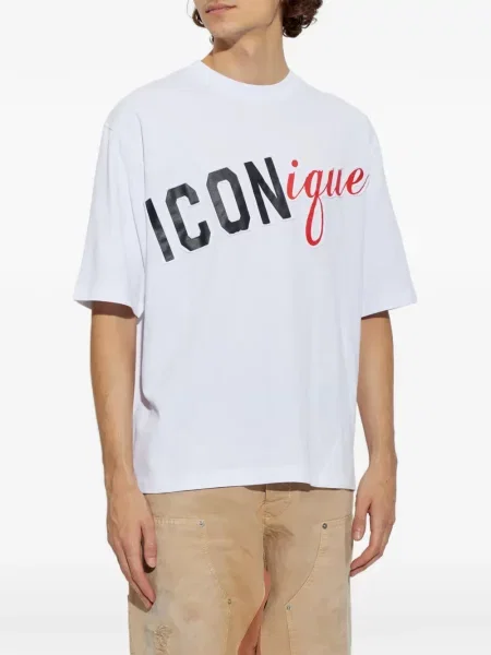 Tricou Dsquared2 cu autograf alb