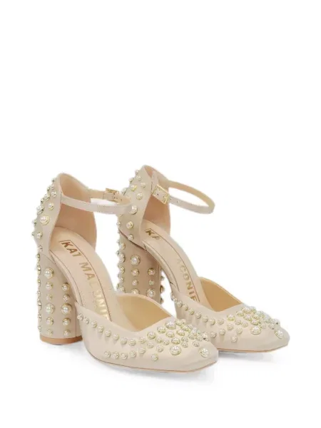 Pantofi cu toc Kat Maconie cu perle
