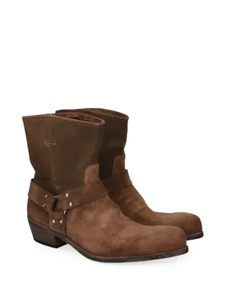 Botine Premiata din piele de căprioară maro