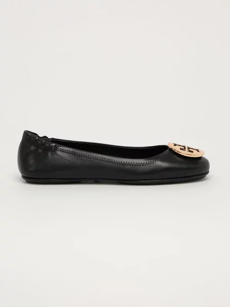 Balerini Tory Burch din piele negru