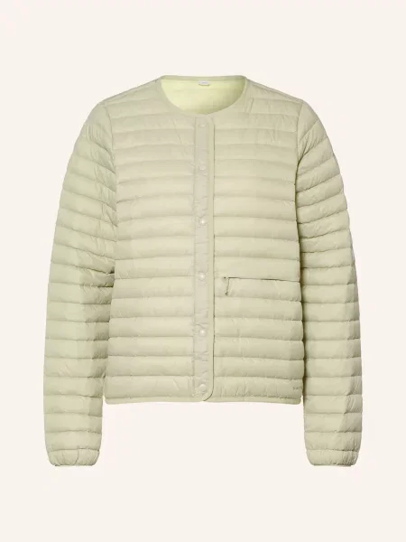 Patagonia Lehká Péřová Bunda Reversible Down Sweater™ S Oboustranným Nošením / tmavě žlutá béžová
