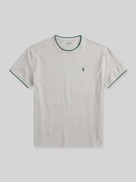 Koszulka T-shirt z mieszanki bawełny w kroju regular fit z kontrastowymi paskami Polo Ralph Lauren