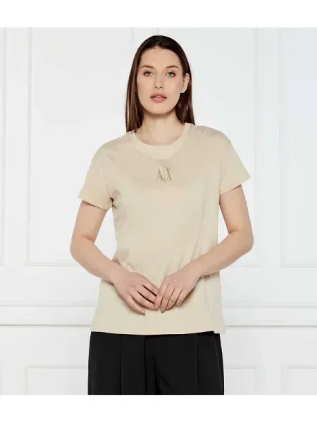 Armani Exchange Tricou | Relaxed fit bej