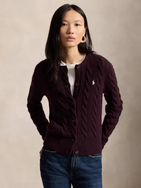 POLO RALPH LAUREN De lână cardigan cu adaos de cașmir