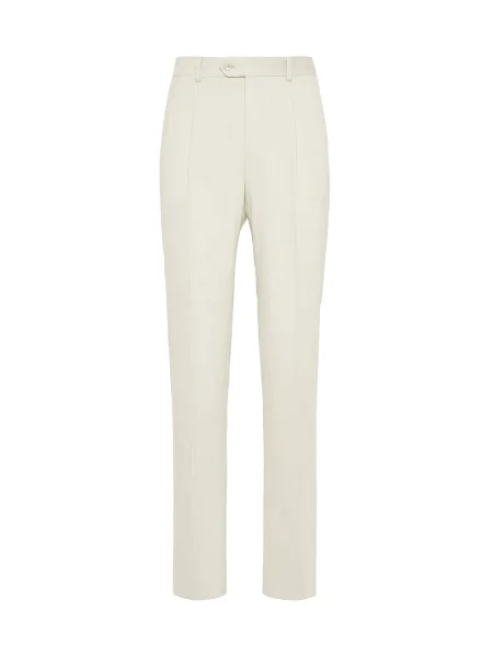 Boggi Milano Pantaloni cu dungă crem