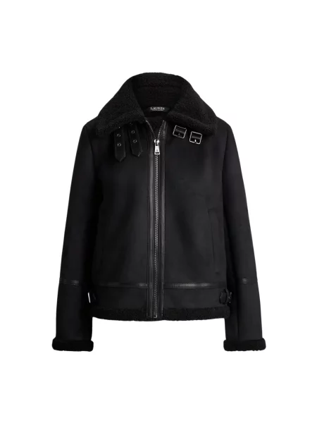 Bez podszewki kurtka Ralph Lauren czarna