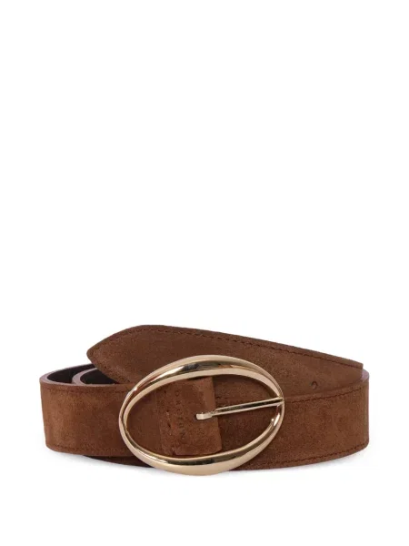 Kožni remen Orciani sa kopčom smeđa