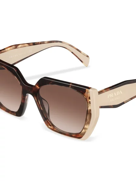 Sluneční brýle Prada Eyewear hnědé