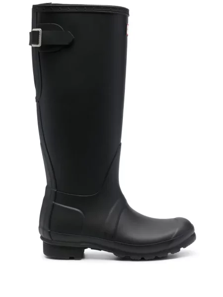 Botine Hunter cu cataramă negru