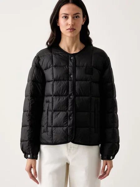 Calvin Klein Jeans geacă petrecută pentru femei negru
