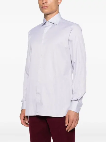 Cămașă Zegna cu dungi albastru