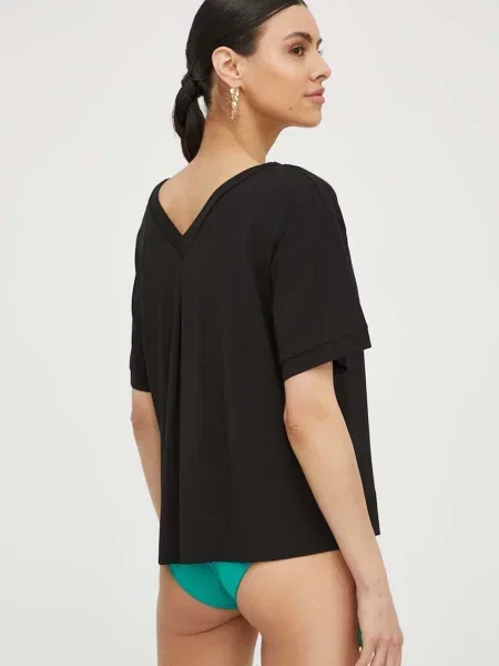 Majica Max Mara Beachwear črna
