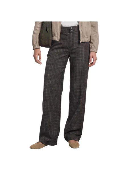 Pantaloni Street One streetstyle maro